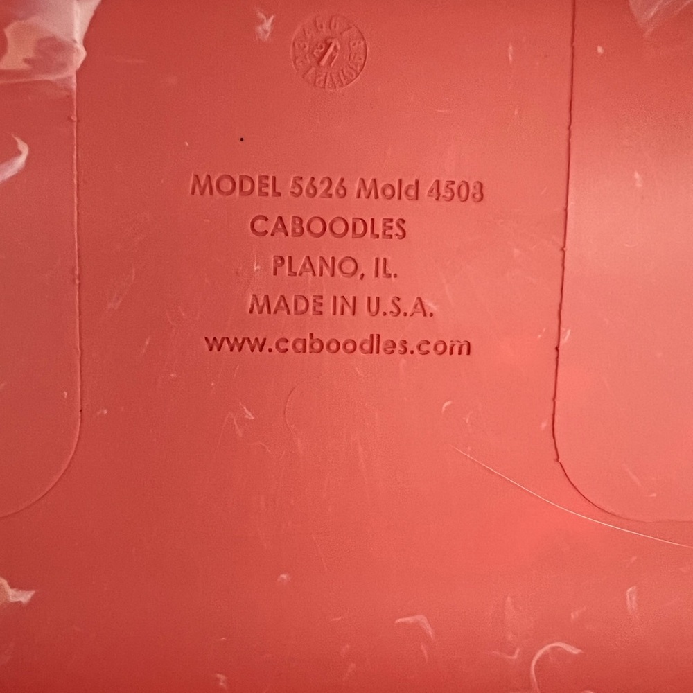 Caboodles Peach Marble Make Up Carry Case Organizer With Mirror Retro NOT VTG - Picture 12 of 13